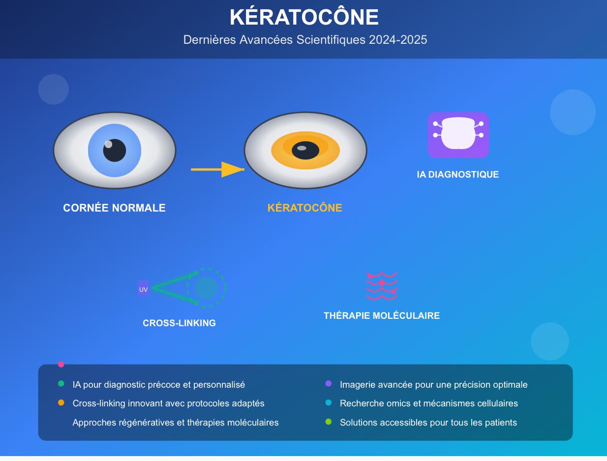 Kératocône : les avancées médicales qui transforment la prise en charge en 2025